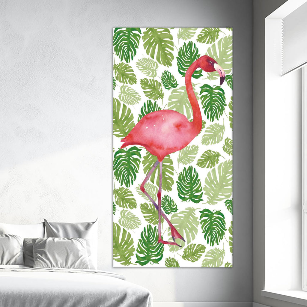 Tropical Flamingo I by Portfolio on GIANT ART - pink tropical