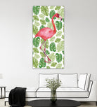 Tropical Flamingo I by Portfolio on GIANT ART - pink tropical