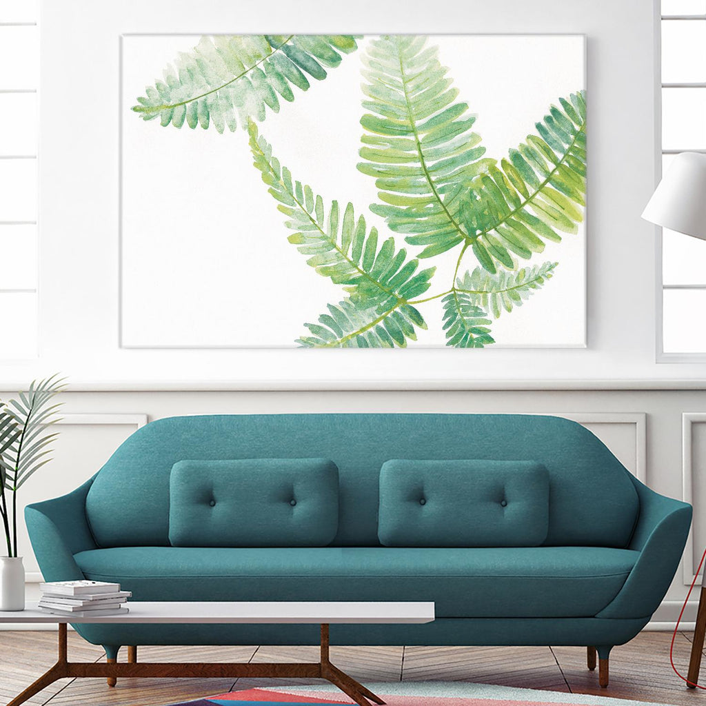 Ferns I by Chris Paschke on GIANT ART - green tropical