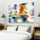 Island Town by Silvia Vassileva on GIANT ART - red abstract