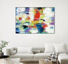 Island Town by Silvia Vassileva on GIANT ART - red abstract