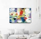 Island Town by Silvia Vassileva on GIANT ART - red abstract