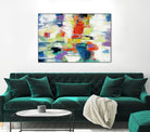 Island Town by Silvia Vassileva on GIANT ART - red abstract