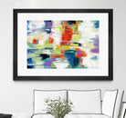 Island Town by Silvia Vassileva on GIANT ART - red abstract