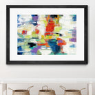 Island Town by Silvia Vassileva on GIANT ART - red abstract
