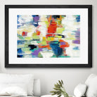 Island Town by Silvia Vassileva on GIANT ART - red abstract