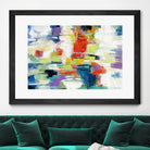 Island Town by Silvia Vassileva on GIANT ART - red abstract
