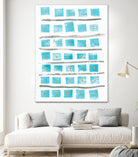 Ocean Blue II by Portfolio on GIANT ART - blue abstract