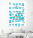 Ocean Blue II by Portfolio on GIANT ART - blue abstract