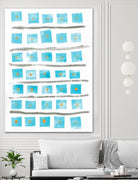 Ocean Blue II by Portfolio on GIANT ART - blue abstract