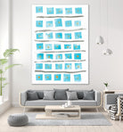 Ocean Blue II by Portfolio on GIANT ART - blue abstract