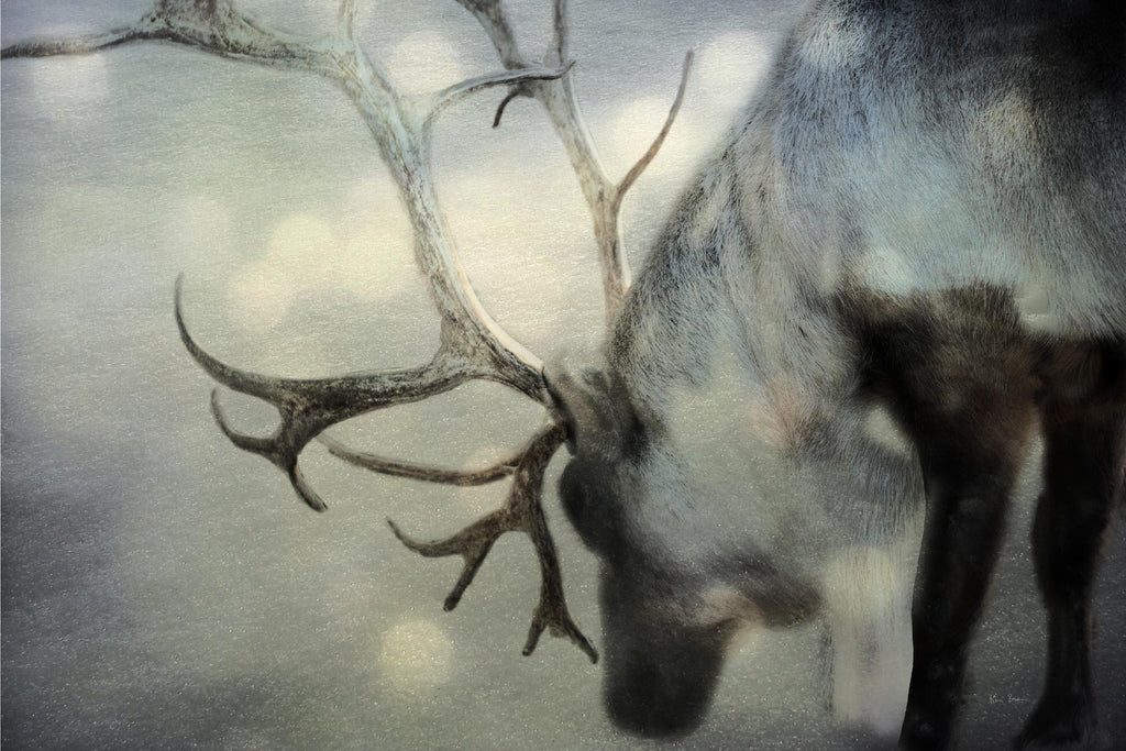 If On a Winters Night Crop by Keri Bevan on GIANT ART - grey animals