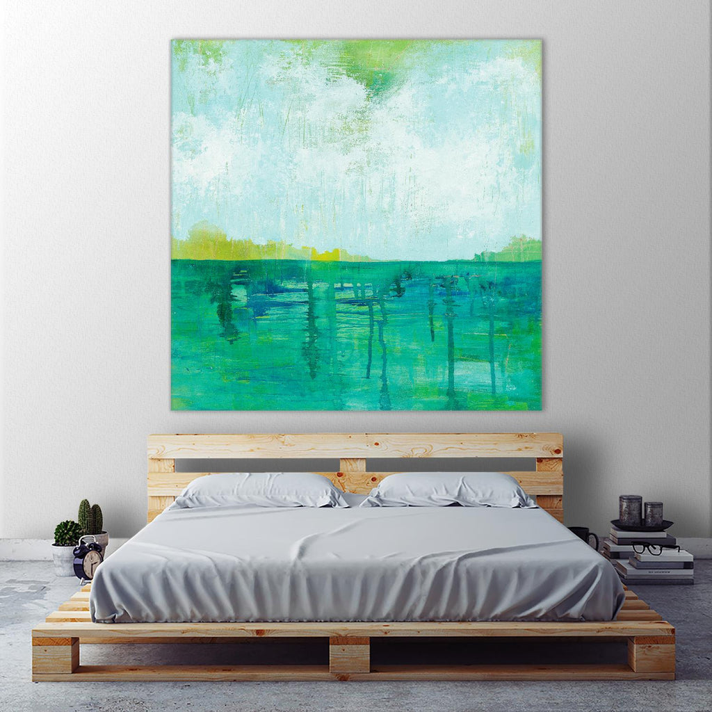 To the Shore by Melissa Averinos on GIANT ART - blue abstract
