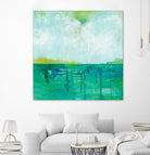 To the Shore by Melissa Averinos on GIANT ART - blue abstract