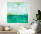 To the Shore by Melissa Averinos on GIANT ART - blue abstract