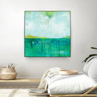 To the Shore by Melissa Averinos on GIANT ART - blue abstract