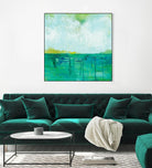 To the Shore by Melissa Averinos on GIANT ART - blue abstract