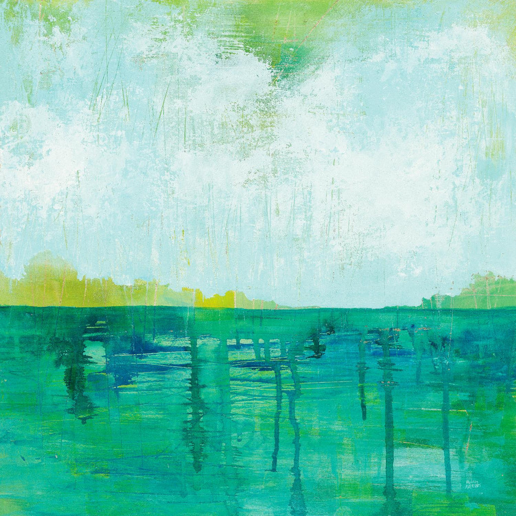 To the Shore de Melissa Averinos sur GIANT ART - abstrait bleu