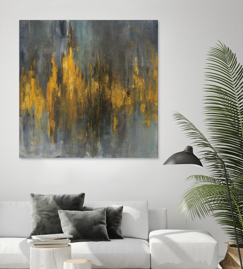 Black and Gold Abstract by Danhui Nai on GIANT ART - multi abstract abstract