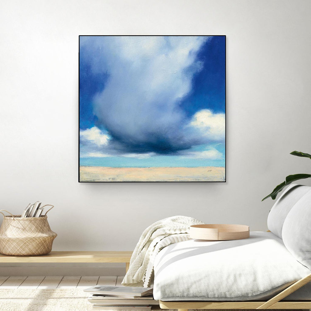 Beach Clouds I by Julia Purinton on GIANT ART - multi coastal & nautical beaches