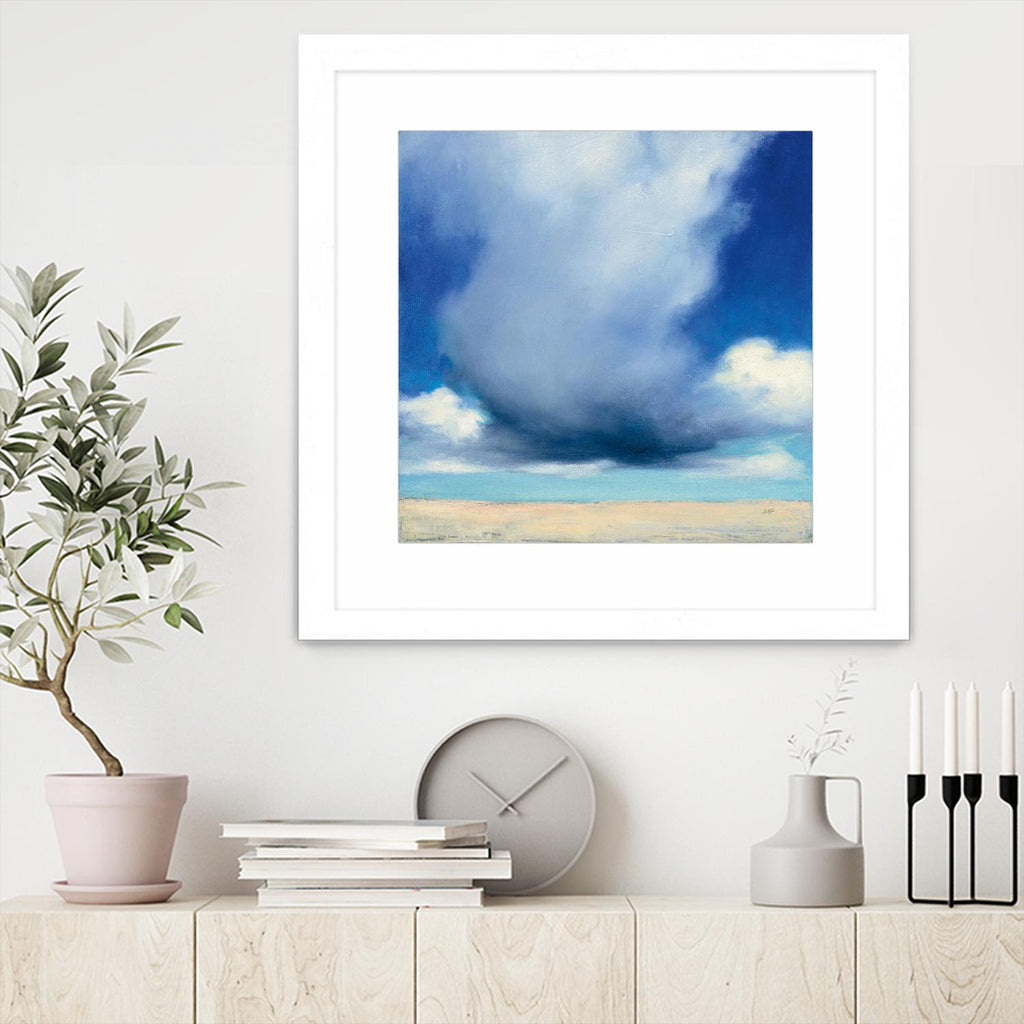 Beach Clouds I by Julia Purinton on GIANT ART - multi coastal & nautical beaches
