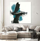 Black and Teal IV by Chris Paschke on GIANT ART - multi abstract abstract