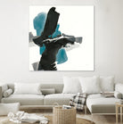 Black and Teal IV by Chris Paschke on GIANT ART - multi abstract abstract