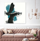 Black and Teal IV by Chris Paschke on GIANT ART - multi abstract abstract