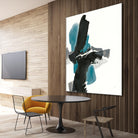 Black and Teal IV by Chris Paschke on GIANT ART - multi abstract abstract