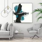 Black and Teal IV by Chris Paschke on GIANT ART - multi abstract abstract