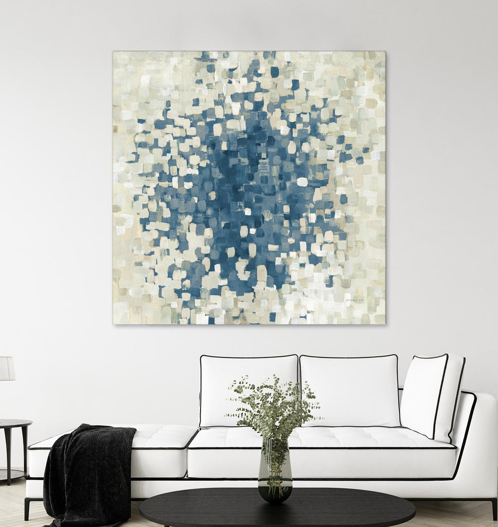 Summer Blocks Blue by Danhui Nai on GIANT ART - multi abstract abstract