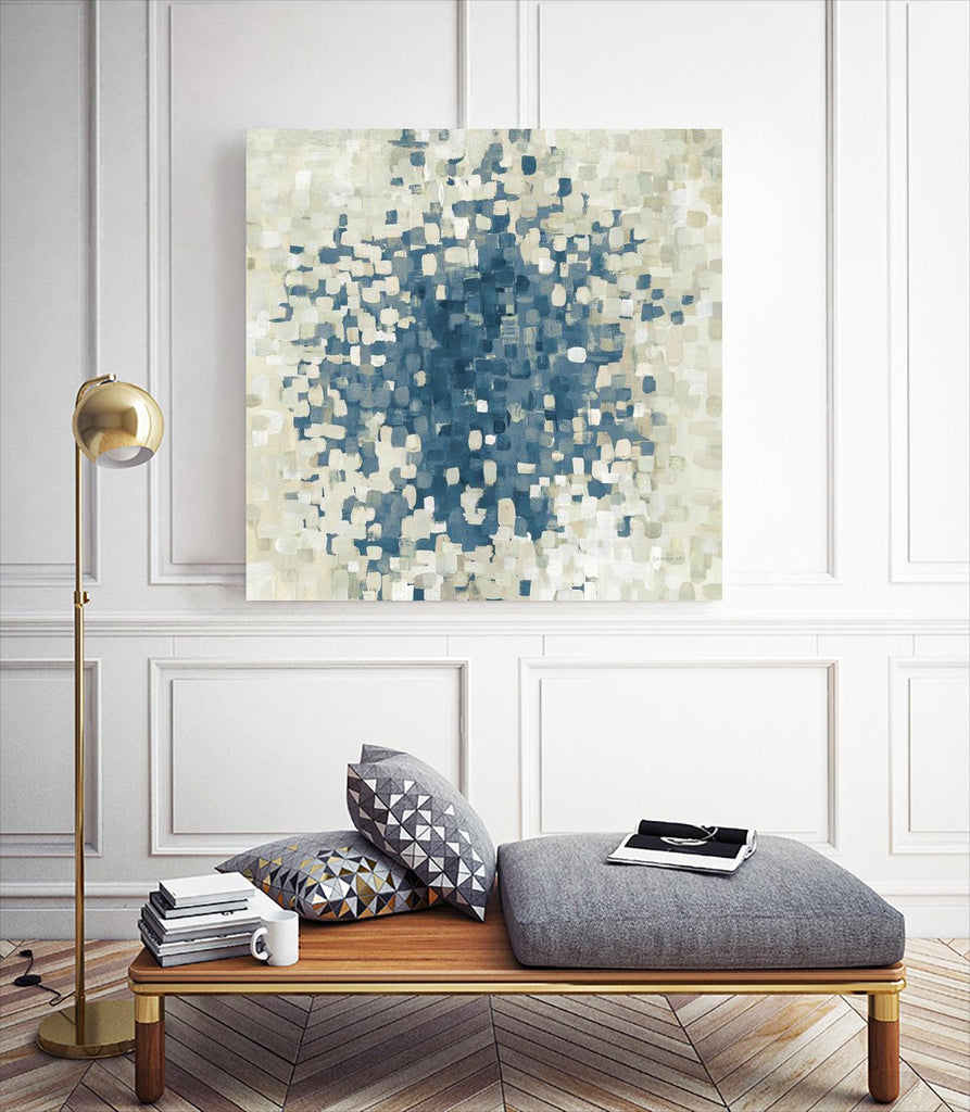 Summer Blocks Blue by Danhui Nai on GIANT ART - multi abstract abstract