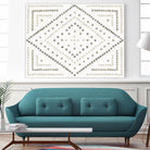 Daisy Dots Tile II Neutral by Wild Apple on GIANT ART - multi abstract abstract