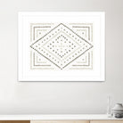 Daisy Dots Tile II Neutral by Wild Apple on GIANT ART - multi abstract abstract