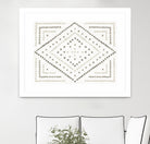 Daisy Dots Tile II Neutral by Wild Apple on GIANT ART - multi abstract abstract