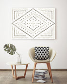 Daisy Dots Tile II Neutral by Wild Apple on GIANT ART - multi abstract abstract