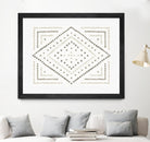 Daisy Dots Tile II Neutral by Wild Apple on GIANT ART - multi abstract abstract