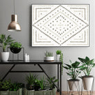 Daisy Dots Tile II Neutral by Wild Apple on GIANT ART - multi abstract abstract