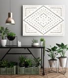 Daisy Dots Tile II Neutral by Wild Apple on GIANT ART - multi abstract abstract