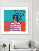 Sofia by Avery Tillmon on GIANT ART - multi figurative blue