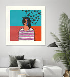 Sofia by Avery Tillmon on GIANT ART - multi figurative blue