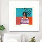 Sofia by Avery Tillmon on GIANT ART - multi figurative blue