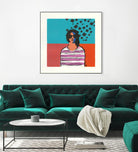 Sofia by Avery Tillmon on GIANT ART - multi figurative blue