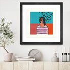 Sofia by Avery Tillmon on GIANT ART - multi figurative blue