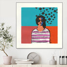 Sofia by Avery Tillmon on GIANT ART - multi figurative blue