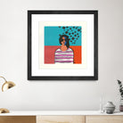 Sofia by Avery Tillmon on GIANT ART - multi figurative blue