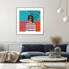 Sofia by Avery Tillmon on GIANT ART - multi figurative blue