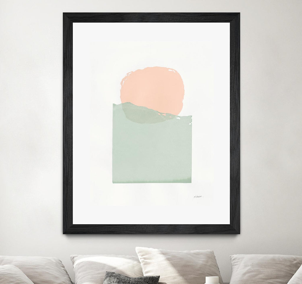 Buoyant Pink and Green by Mike Schick on GIANT ART - multi abstract abstract