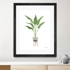 Green House Plants III by Farida Zaman on GIANT ART - botanical gray