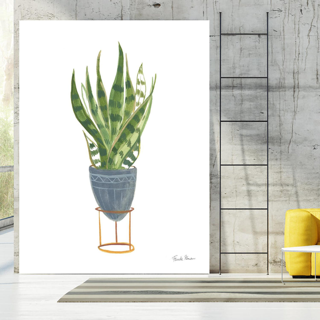 Green House Plants IV by Farida Zaman on GIANT ART - botanical gray
